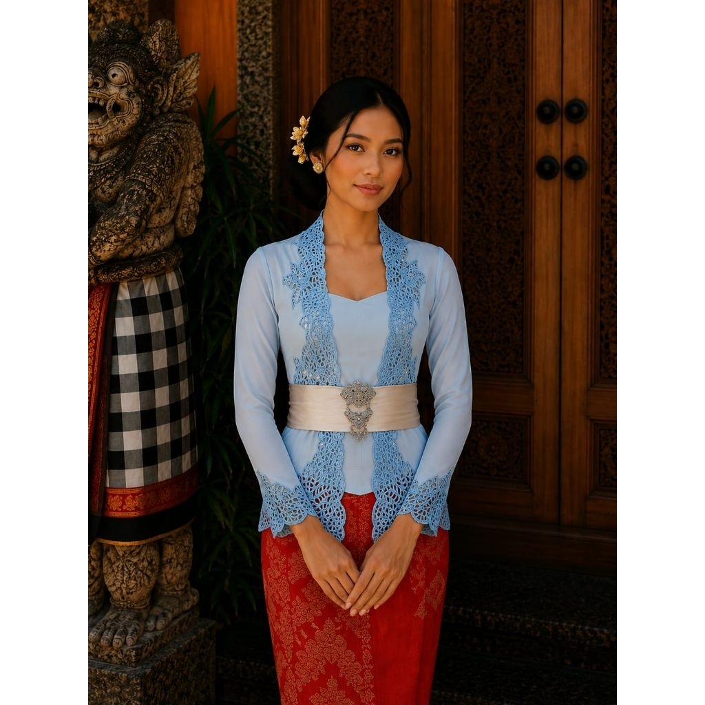 Kebaya Jadi Bordir Untuk Dewasa Tangan Panjang/Kebaya Bordir Dewasa Tangan Panjang/Kebaya Bordir/Keb