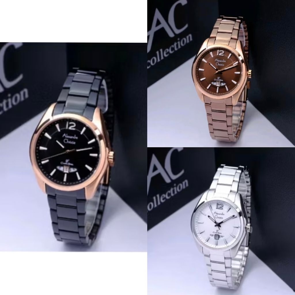 ALEXANDER CHRISTIE WANITA  AC 8656 / AC 8679 / AC 8663 JAM TANGAN WANITA ALEXANDRE CHRISTIE