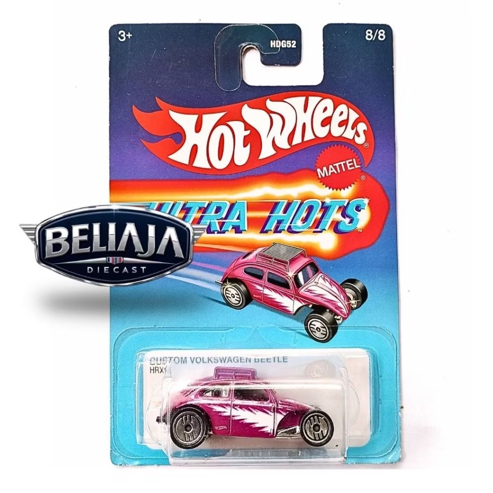 HOT WHEELS CUSTOM VOLKSWAGEN  BEETLE PURPLE ULTRA HOTS