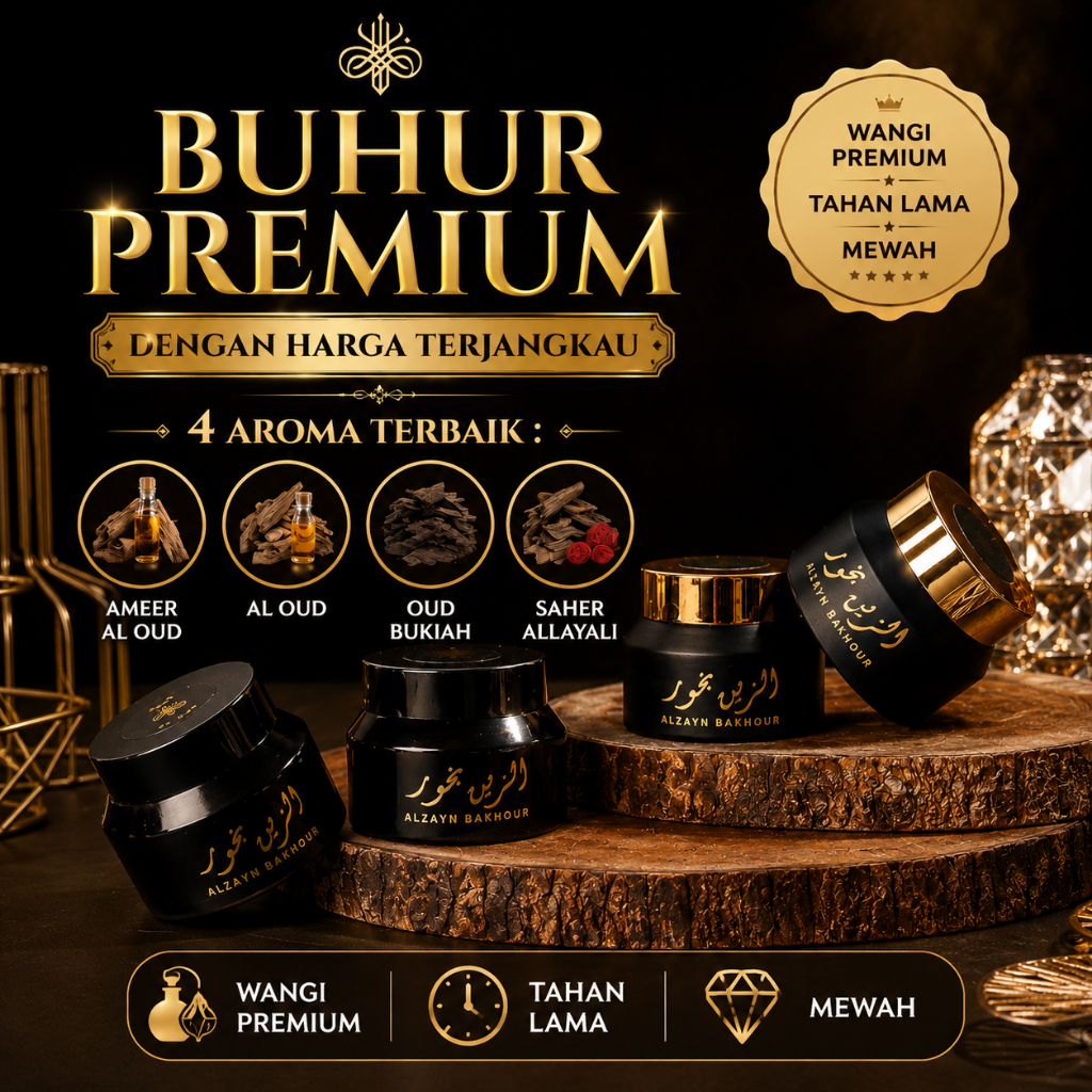 Bukhur Alzayn Premium Bakhour Ameer Al Oud / Oud Bukiah / Saher Al layali / Al Oud Bukhur Dupa Premi