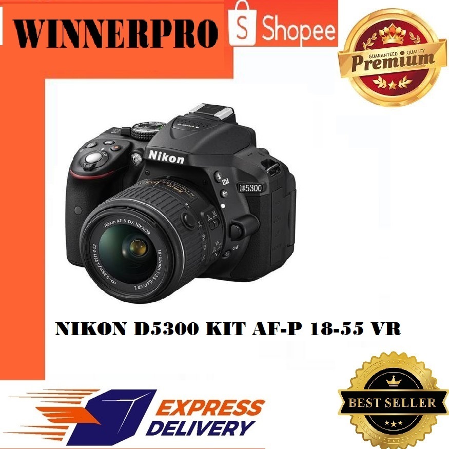 KAMERA NIKON D5300 KIT AF-P 18-55 VR / NIKON D5300 / D5300