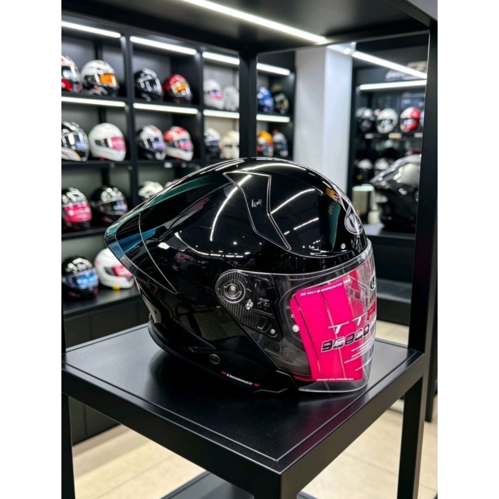 kyt ttr jet solid black glosy