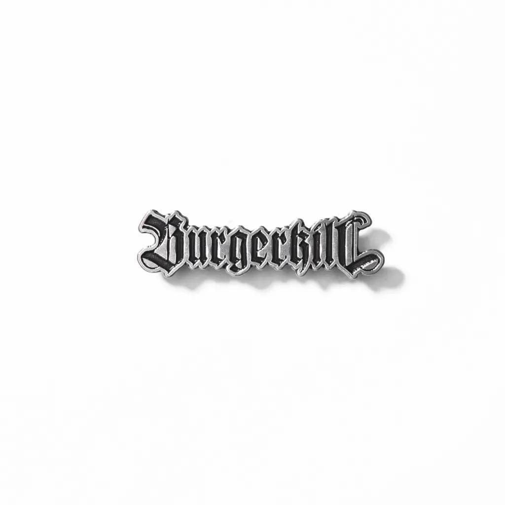 BURGERKILL PIN "LOGOTYPE" ENAMEL PIN