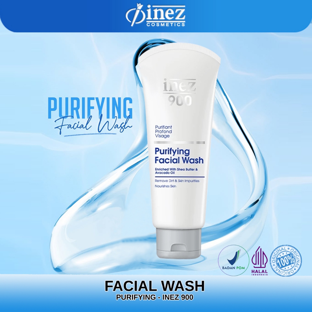 INEZ Purifying Facial Wash Pembersih Wajah Premium Inez 900