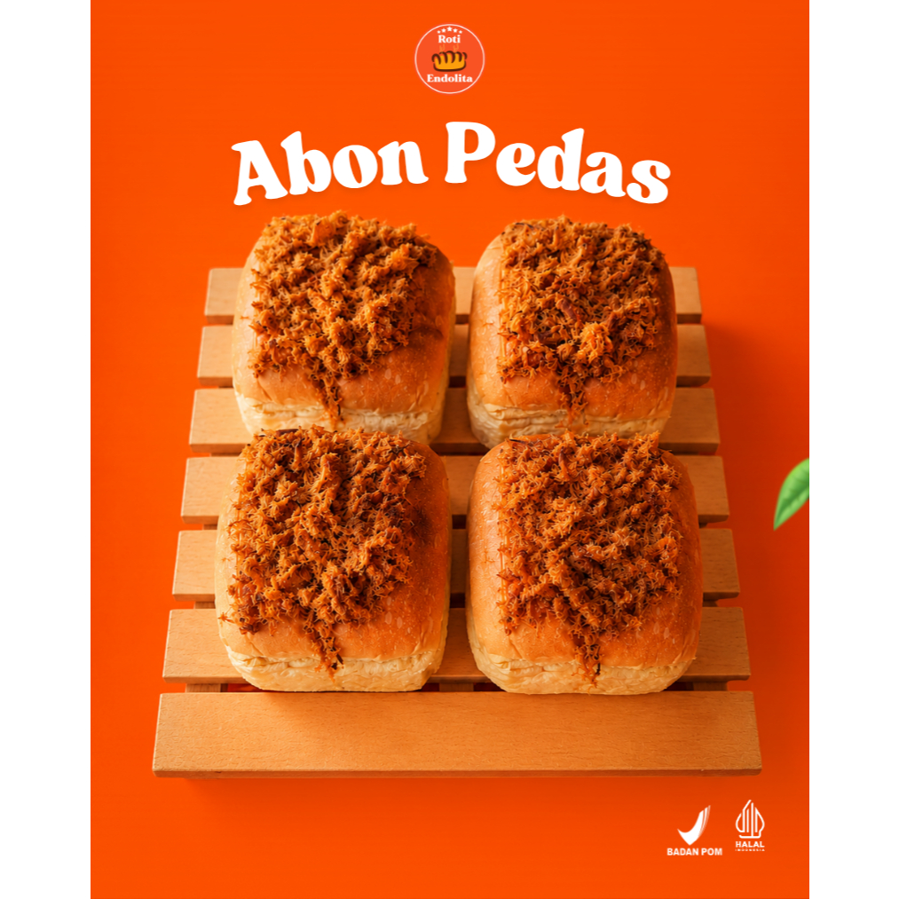 Roti Sisir Abon Pedas