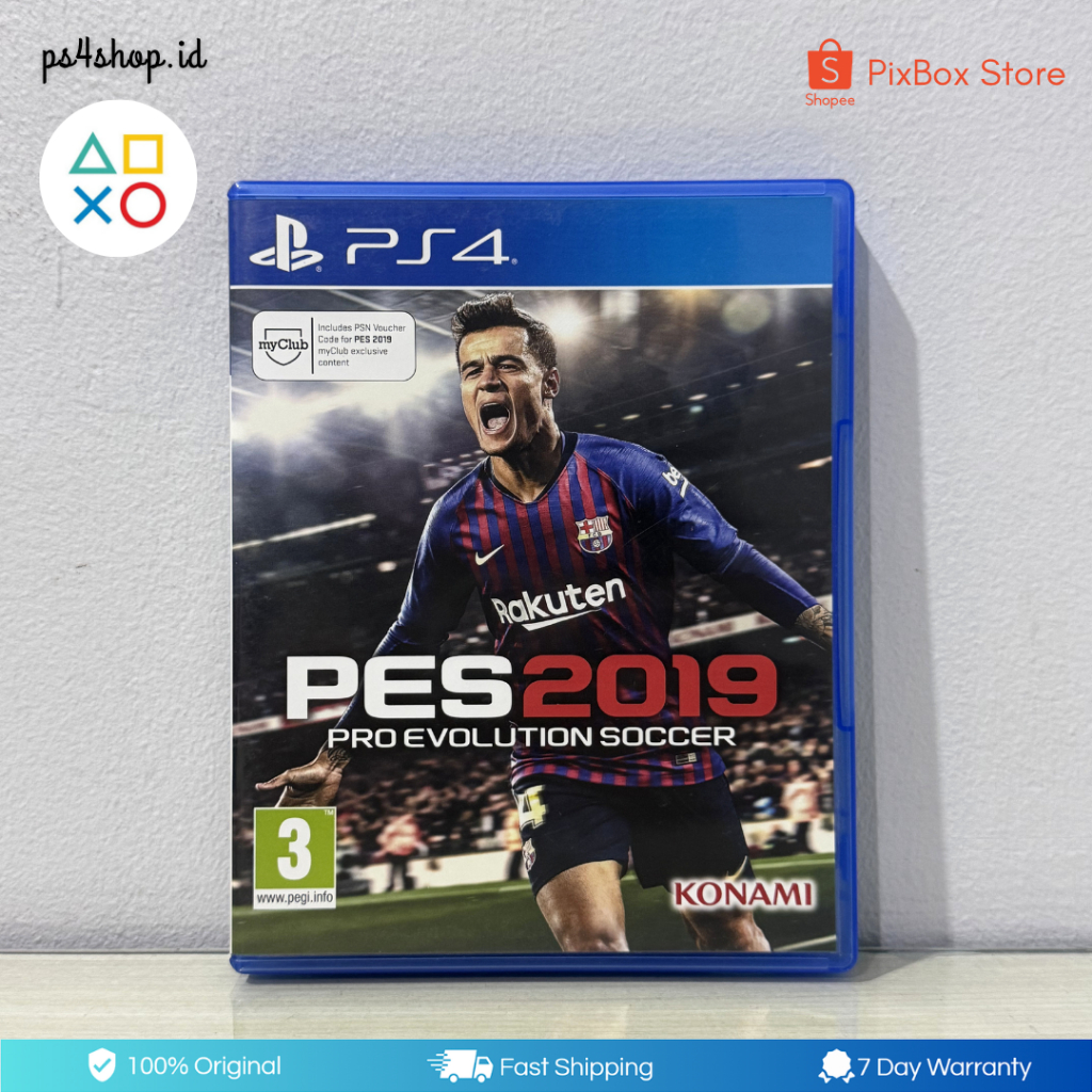 BD Kaset PES 2019 PS4 Bekas Second Original Murah | Game Bola Seru 2019 PES2019 Pro Evolution Soccer