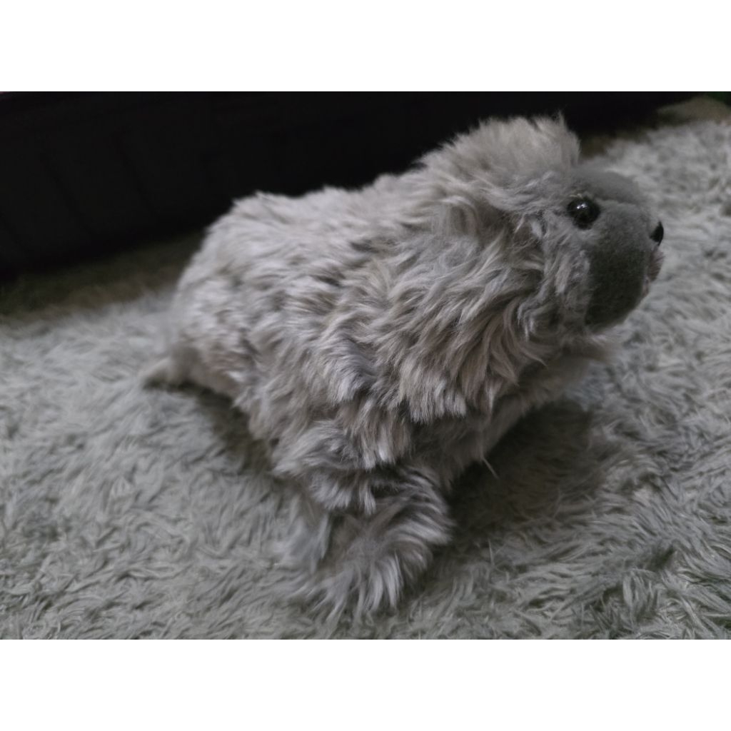 Boneka kuda laut warna abu 25cm