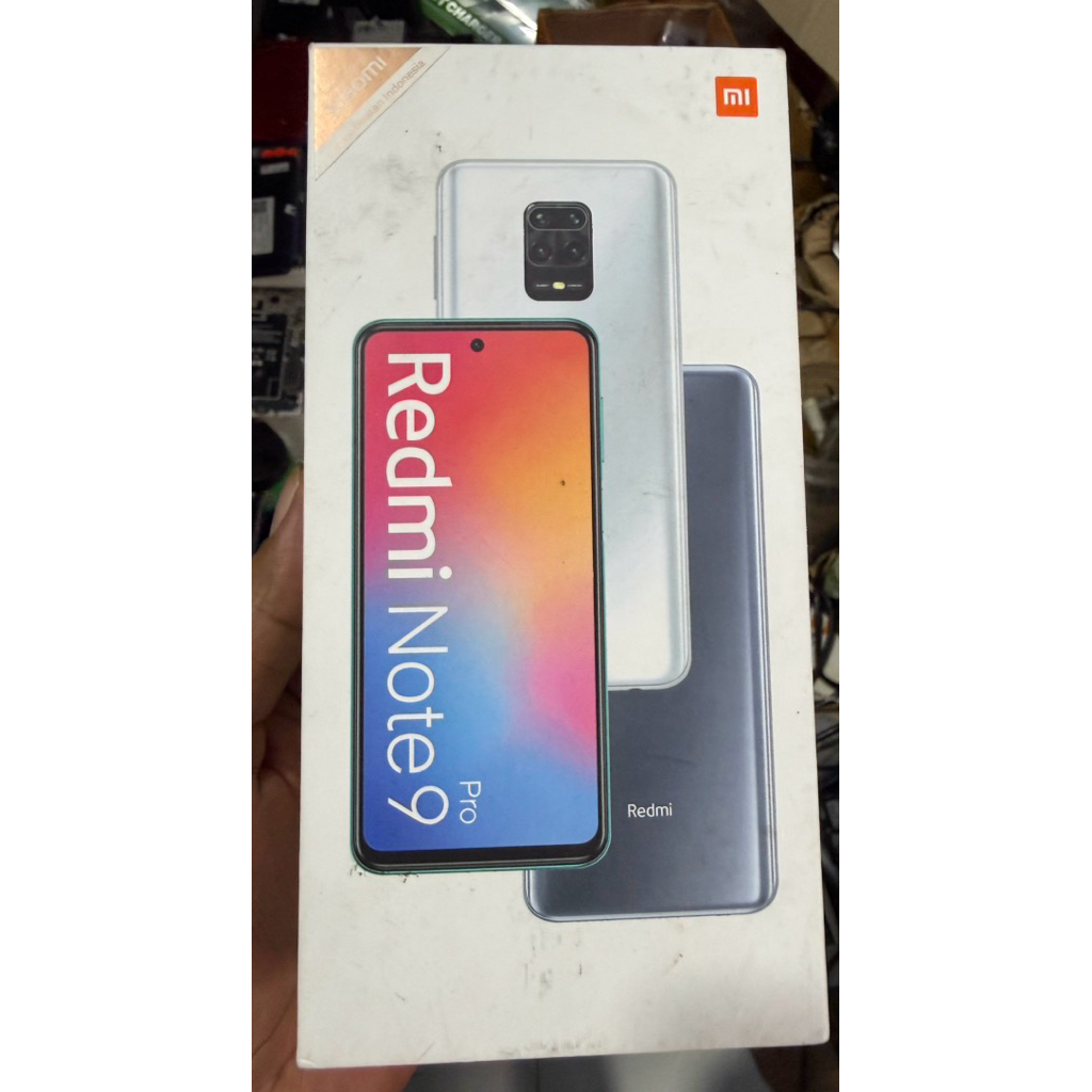 Dus box kotak xiaomi redmi note 9 pro original copotan
