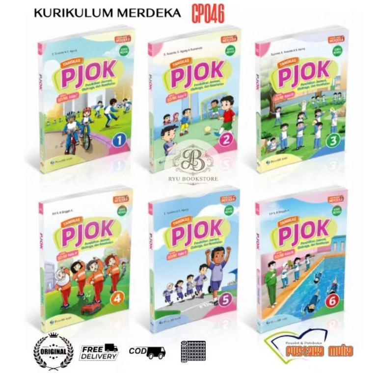 Buku Kurmer : PJOK (Revisi CP046) SD/Mi 1-6 Penerbit Pustaka Mulia