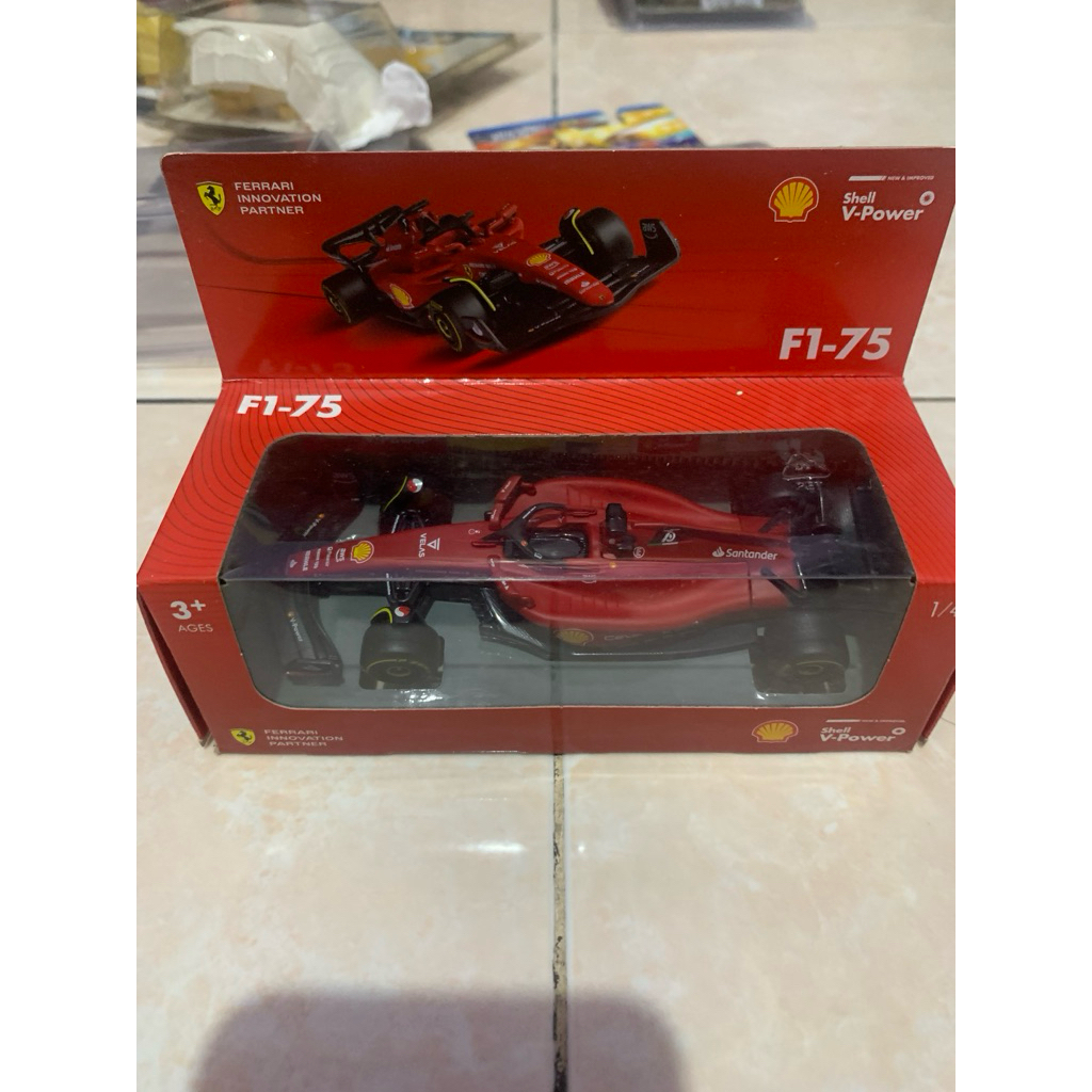 ferrari shell diecast f1-75