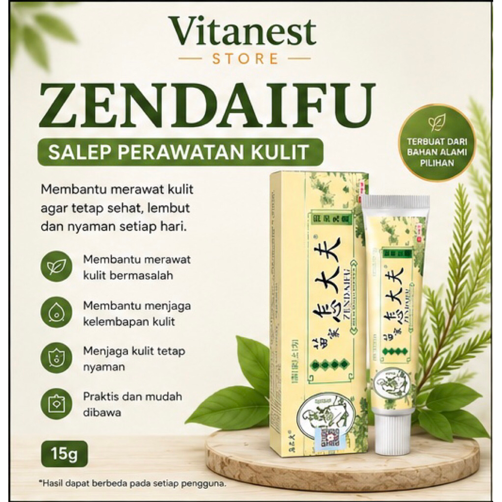 Zudaifu Salep Herbal Kulit Gatal | Krim Kulit | Membantu Merawat Kulit Bermasalah