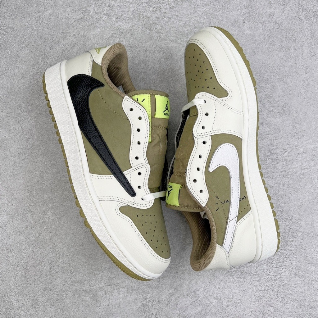 Travis Scott x AJ 1 Low Golf 'Neutral Olive' FZ3124-200