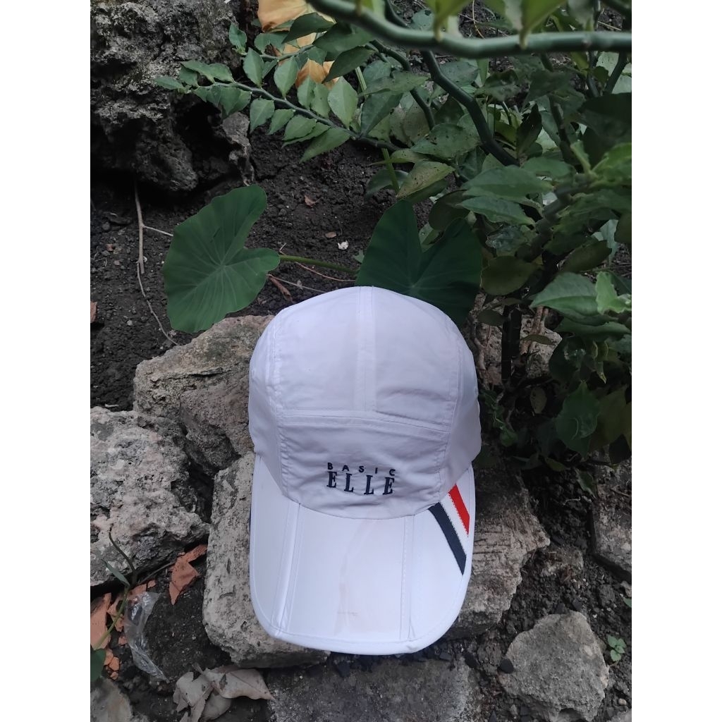 topi olahraga BASIC ELLE pocket seris topi running dewasa
