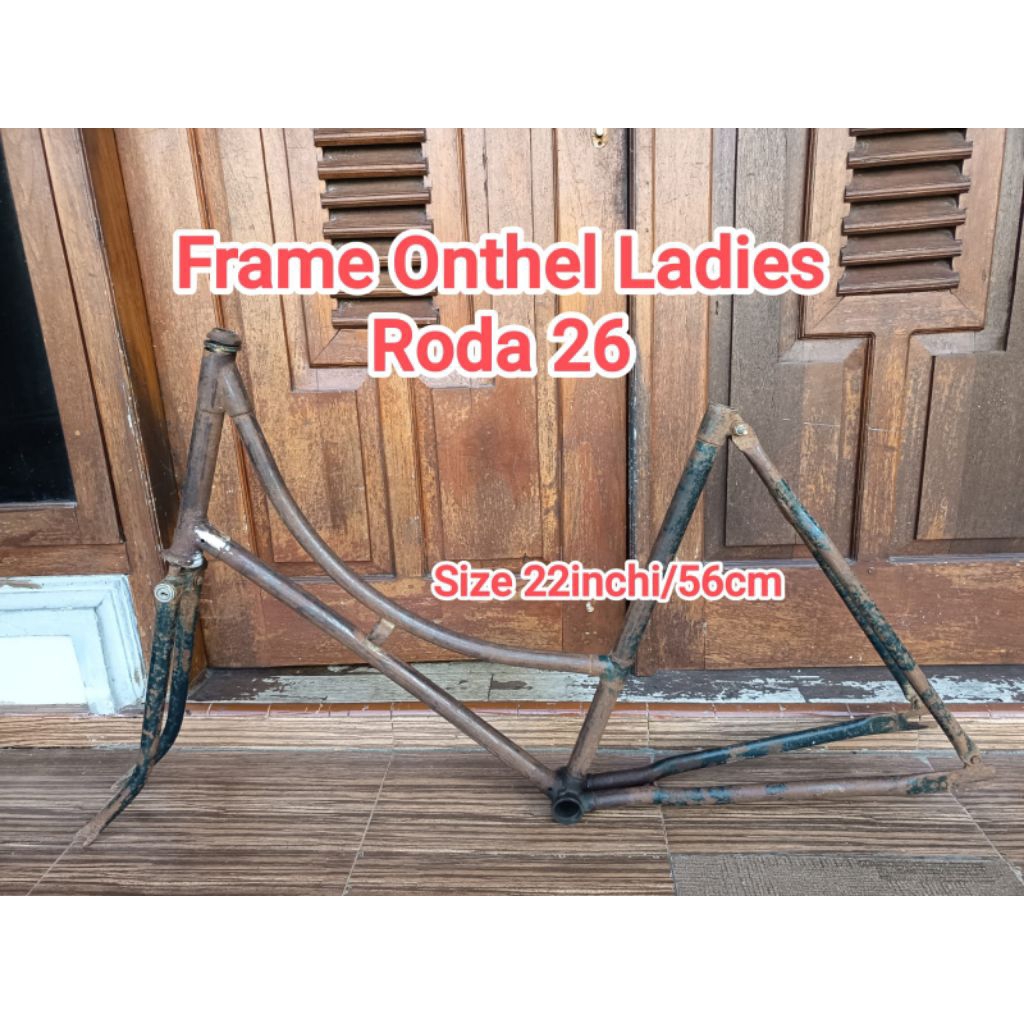 Frame Sepeda Onthel Ladies Size 22 Inchi