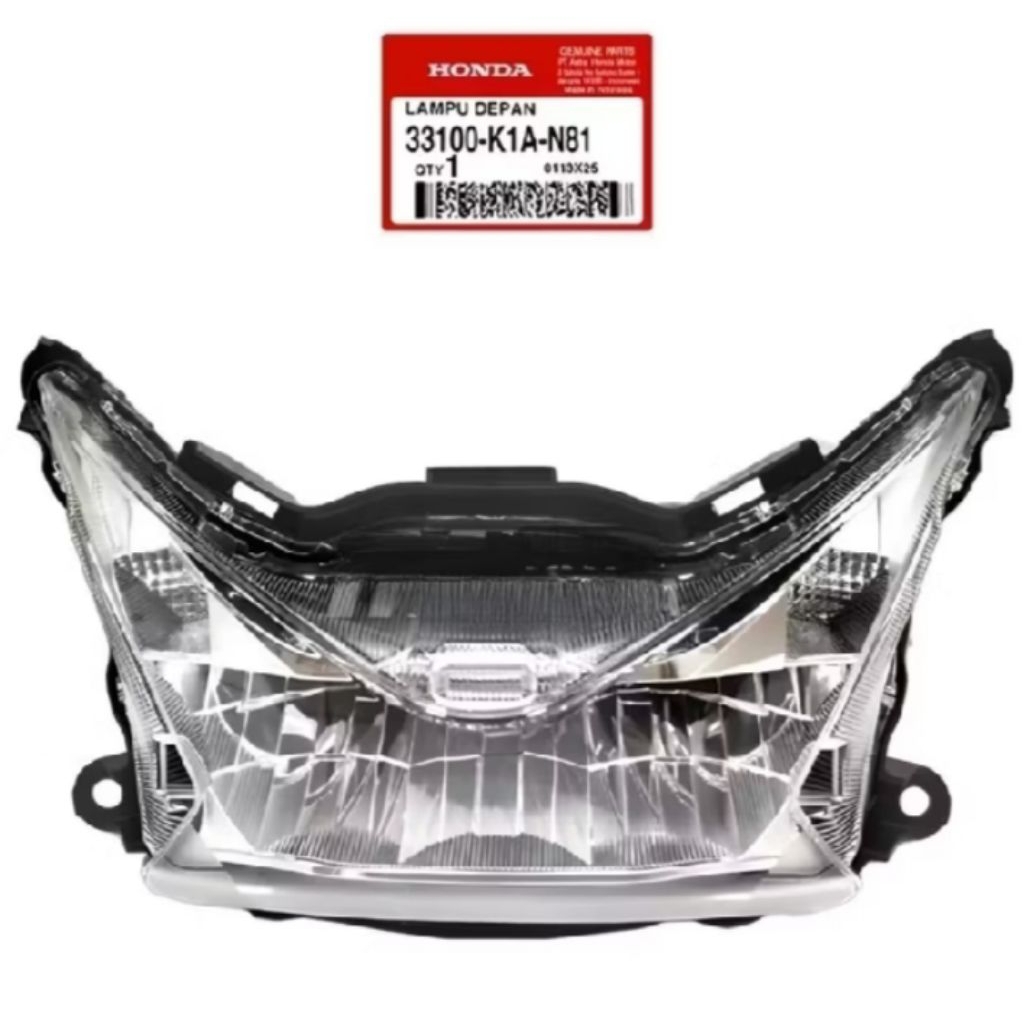 33100K1AN81 REPLEKTOR LAMPU DEPAN HONDA Beat K1AL 2025 - SEKARANG ORIGINAL