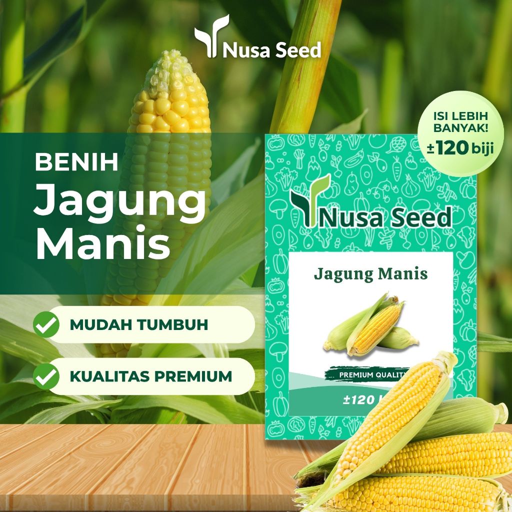 Benih Jagung Manis Super 20g Manis Unggul - Nusa Seed