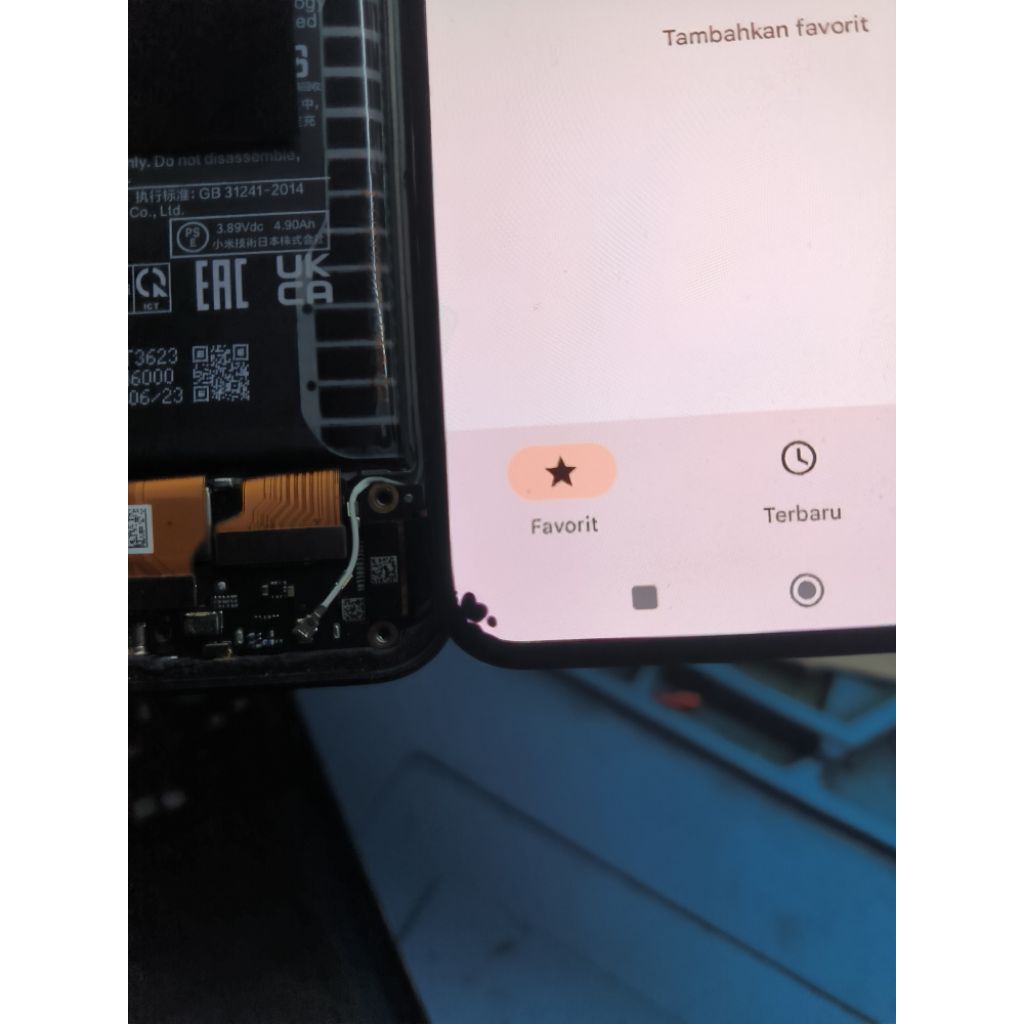 LCD XIAOMI MI 13T  ORIGINAL COPOTAN MINUS RINGAN