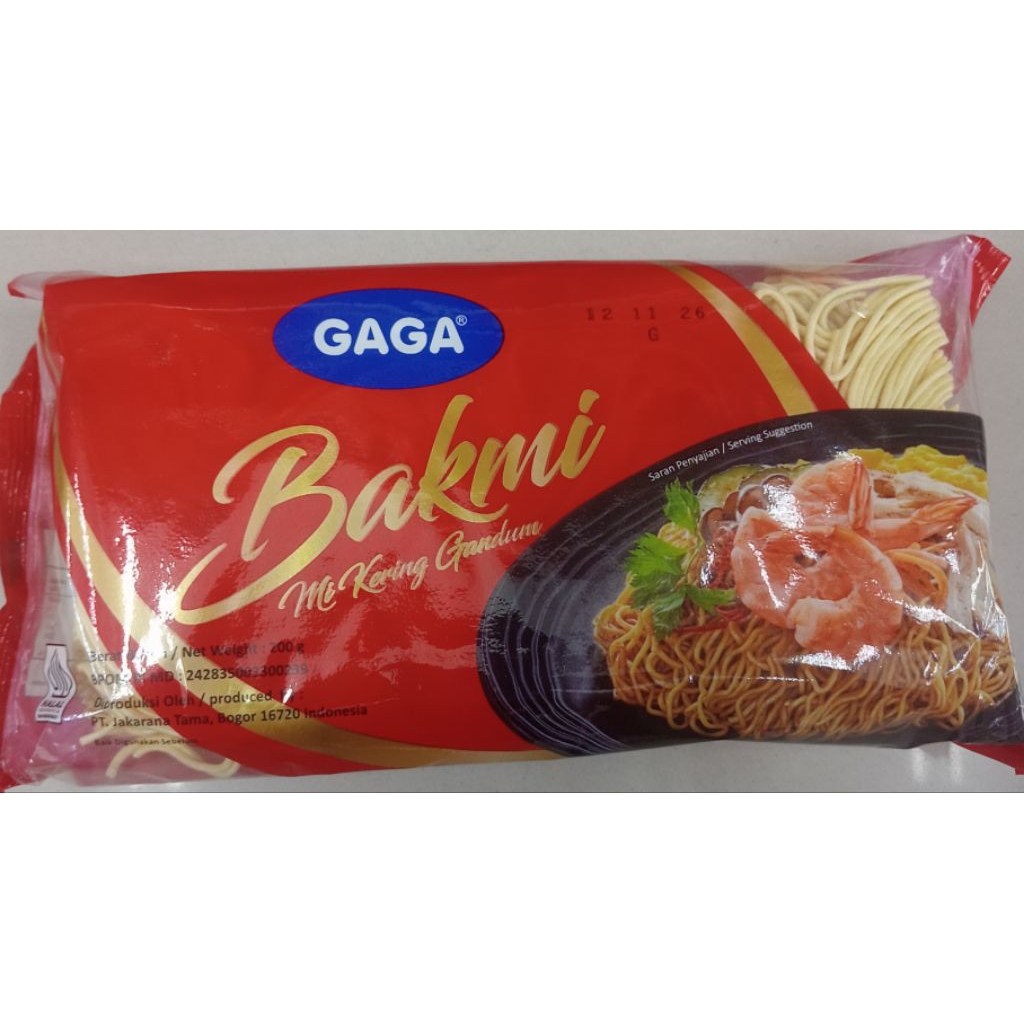 Bakmi Gaga Mie Kering  Gandum 200 gr