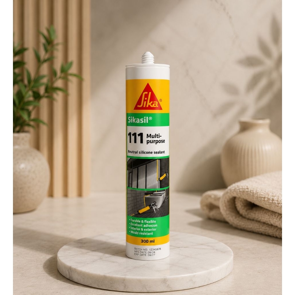 Sealant clear sikasil 111 lem sealant silicone kaca Netral
