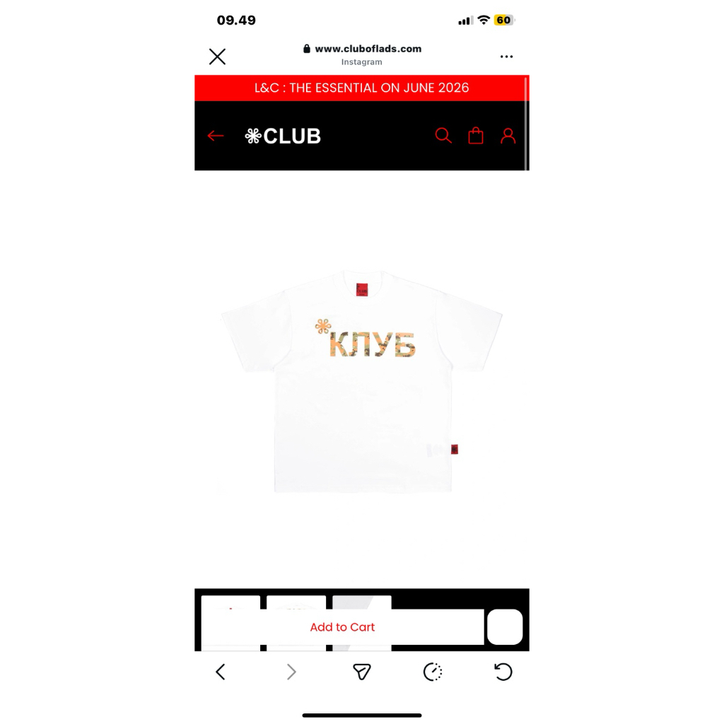 LADS CLUB MOSCOW CAMO WHITE