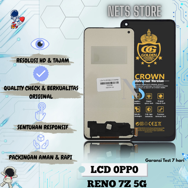 LCD OPPO RENO 7Z 5G / TOUCHSCREEN OPPO A95 4G / RENO 7Z 5G / RENO 8Z 5G ORIGINAL FULLSET COMPLETE