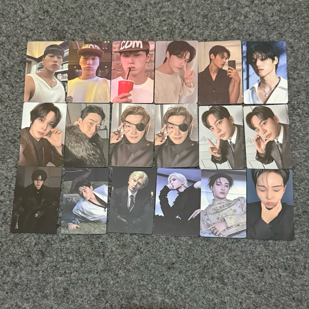 READY STOCK - Photocard PC ATEEZ official Hongjoong Seonghwa Yunho Yeosang San Mingi Wooyoung Jongho