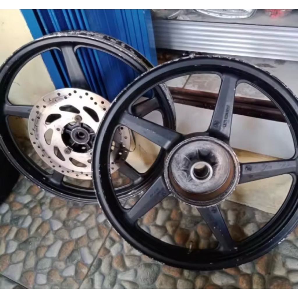 VELG PELEK RESING YAMAHA VIXION OLD DEPAN BELAKANG SEKEN COPOTAN