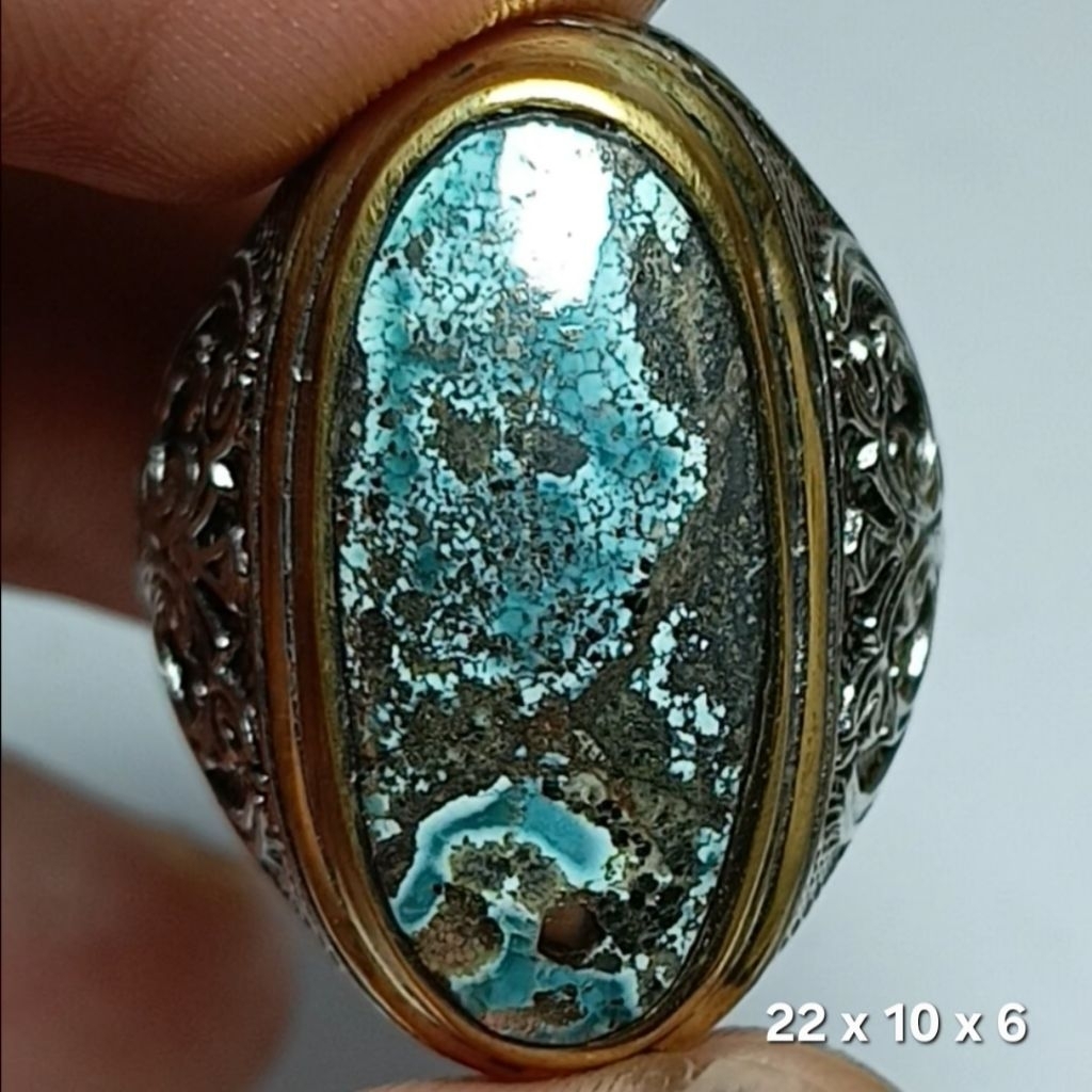 NATURAL BATU PIRUS PERSIA MOTIF GAMBAR TOPENG