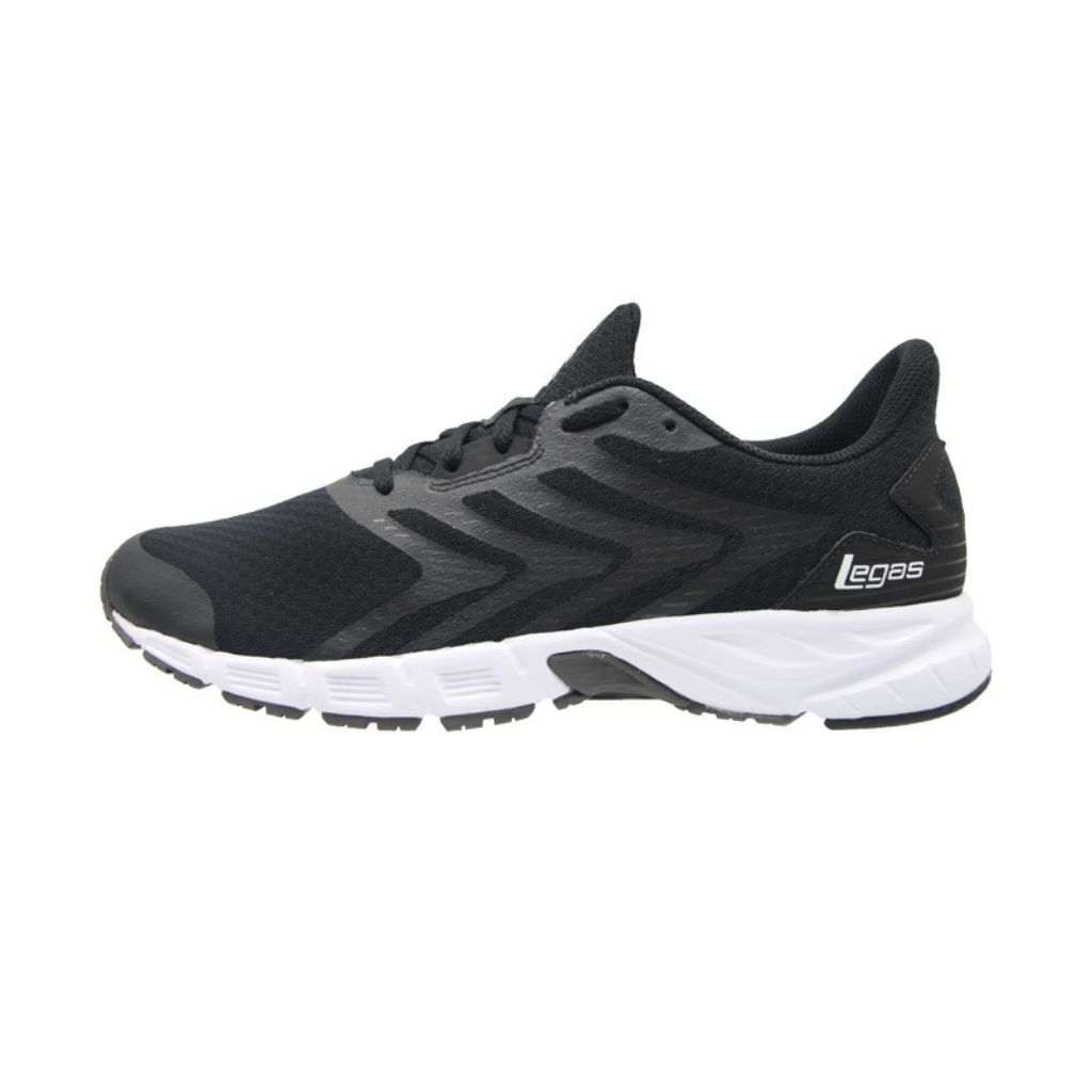 Sepatu League Legas Kostila LA U Hitam Running Shoes Pria Wanita Original