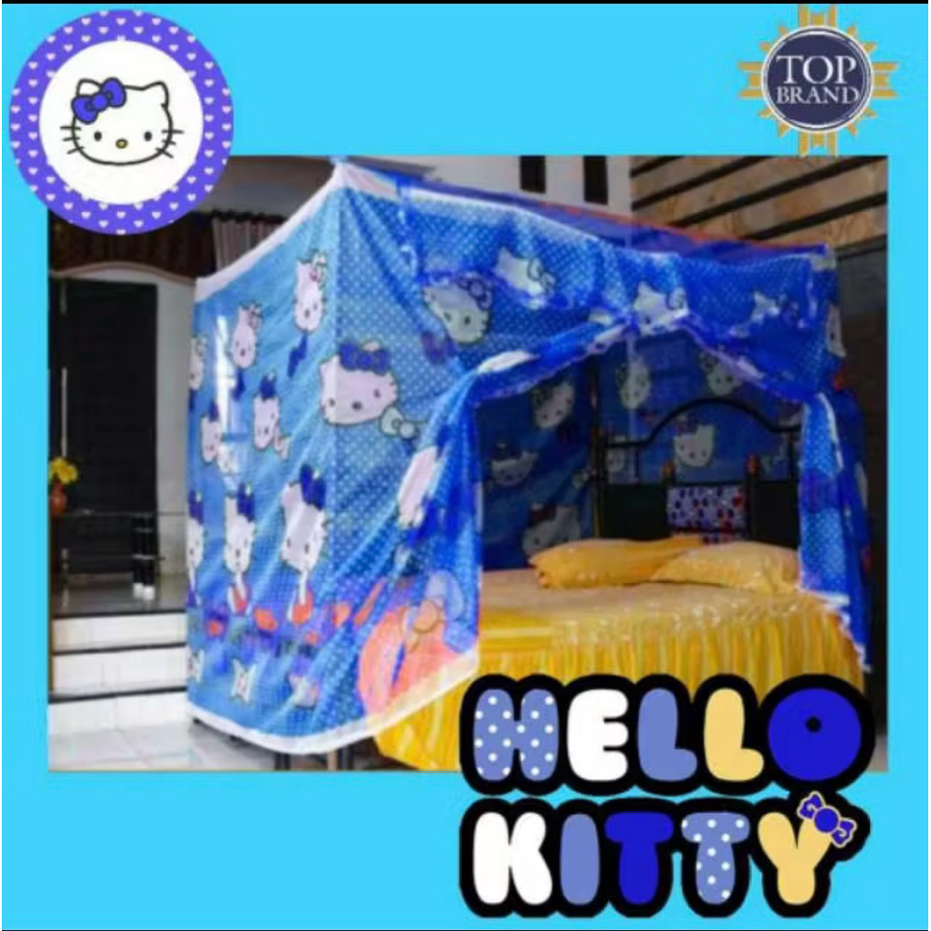KELAMBU MOTIF HELLO KITTY JUMBO 200x200