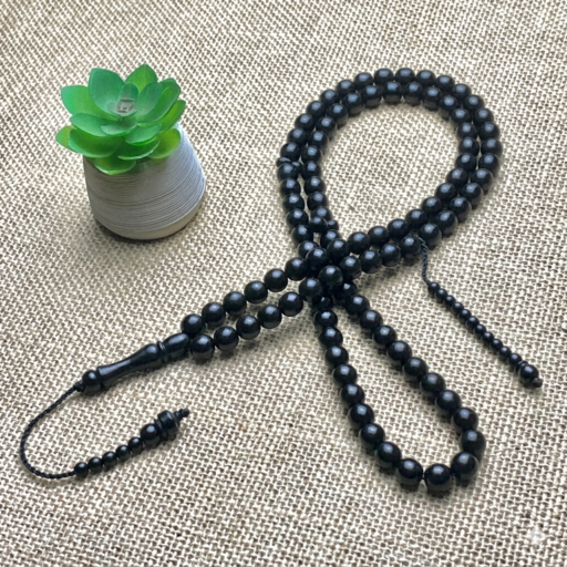 Tasbih Kaukah 10 mm Bulat 99 Butir (Kaukah Martapura)
