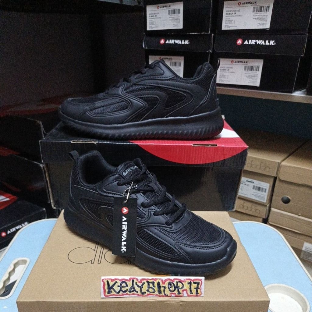 Sepatu Olahraga Airwalk Derby Mono black original