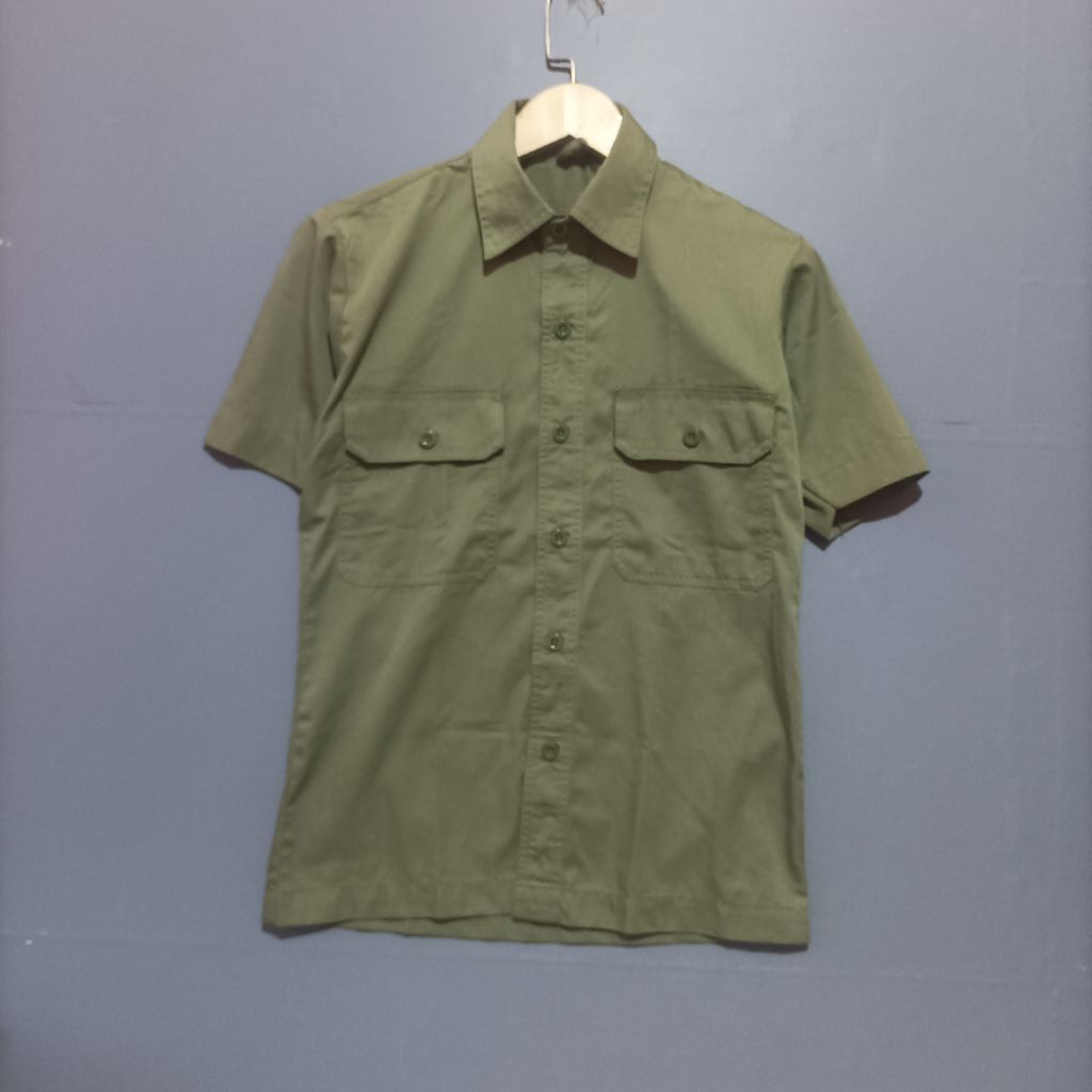 kemeja army TNI AD preloved second all size
