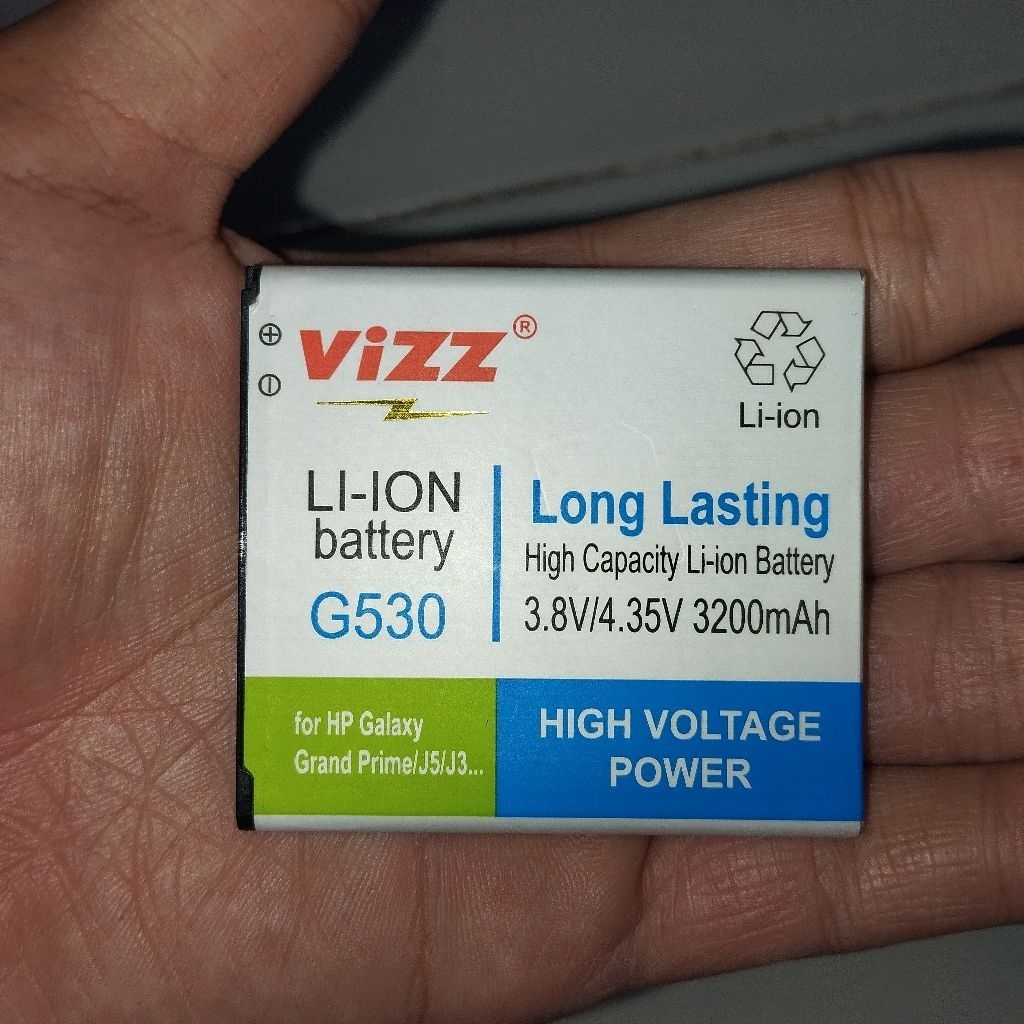 Baterai Double Power Samsung Galaxy J2 Prime Vizz