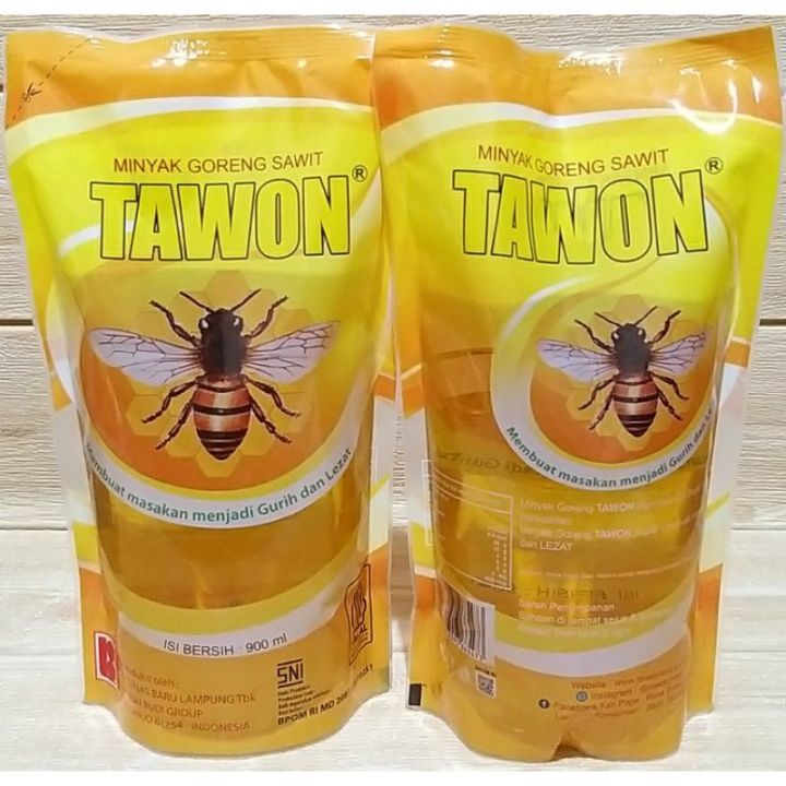 1 dus MINYAK GORENG TAWON 900ML  ( 1 DUS ISI 12 )
