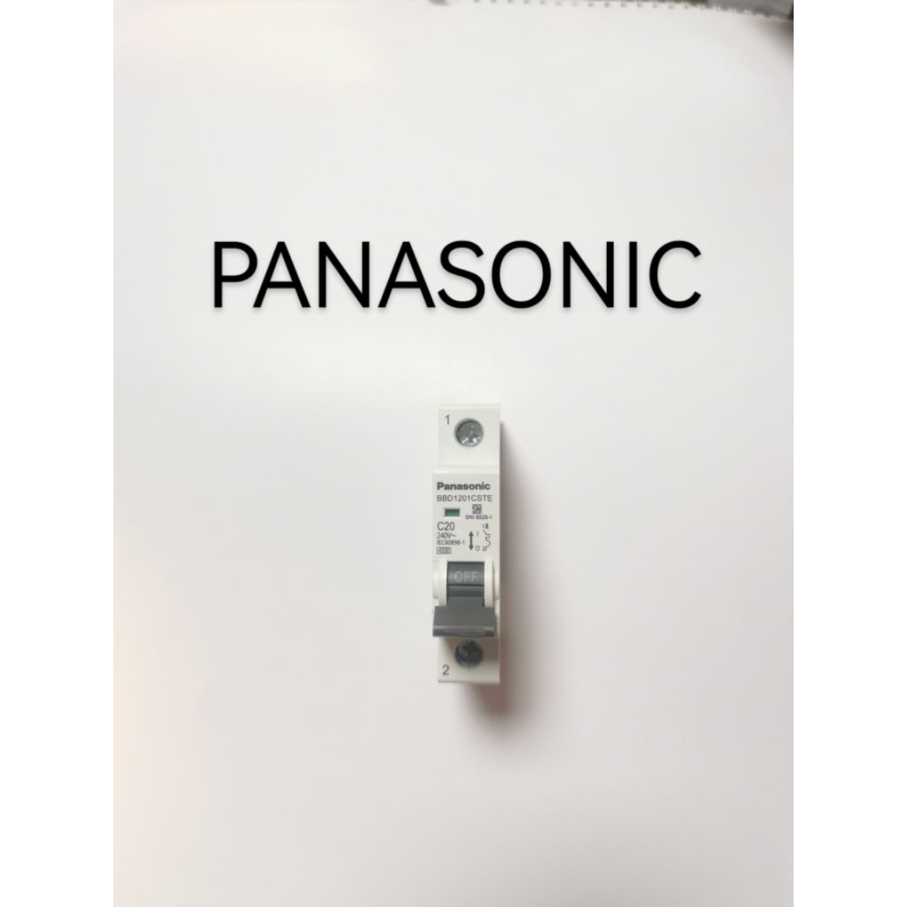 MCB C20 MCB 20Amper MCB 20A MCB 20 Amper MCB 1p 20a MCB 20a 1phase MCB Panasonic 20a