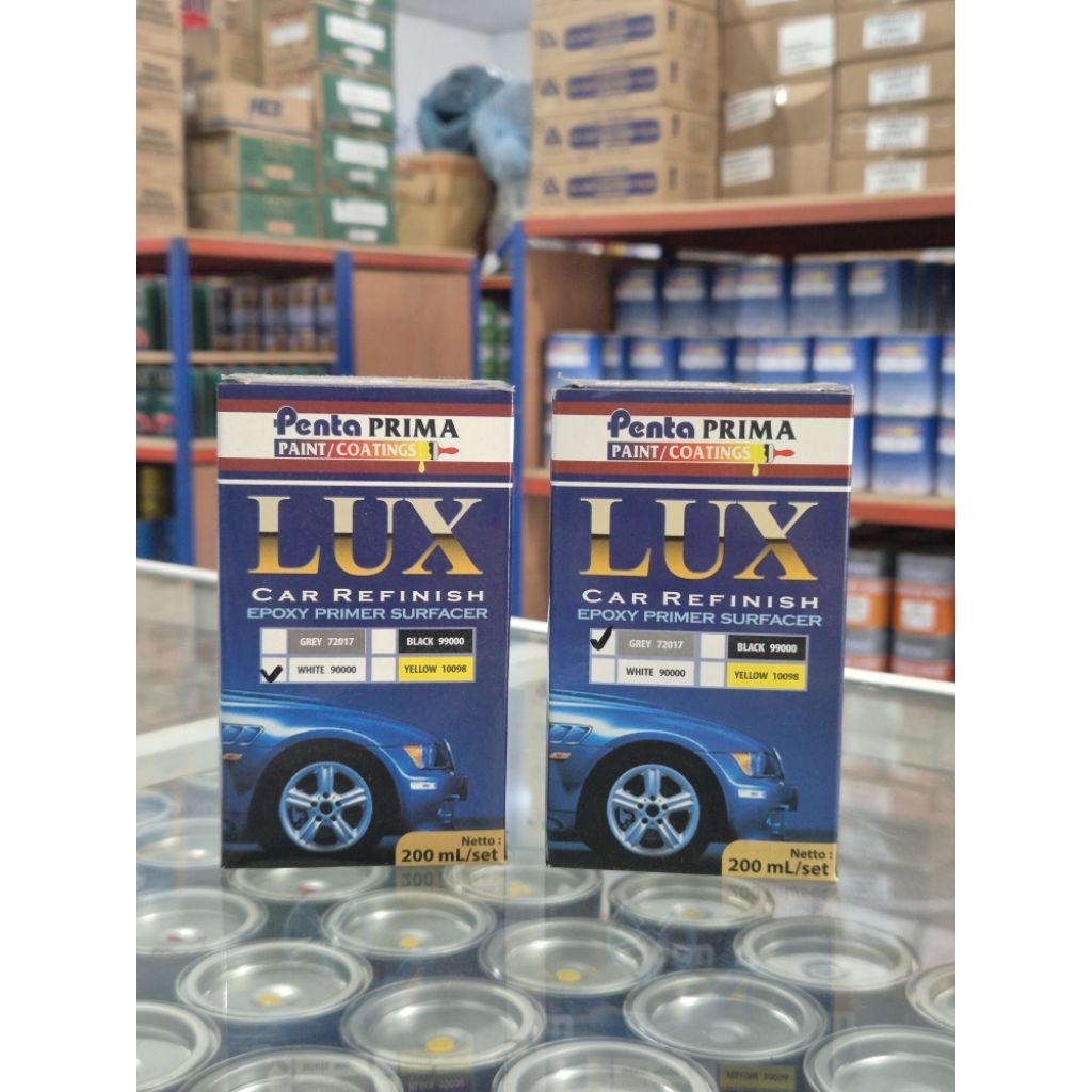 Lux Epoxy Primer Surfacer 200ml Set / Epoxy Motor Epoxy Mobil