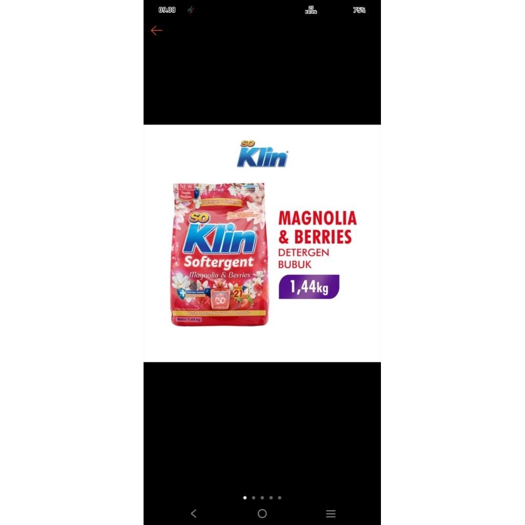 soklin detergent bubuk 1,4kg