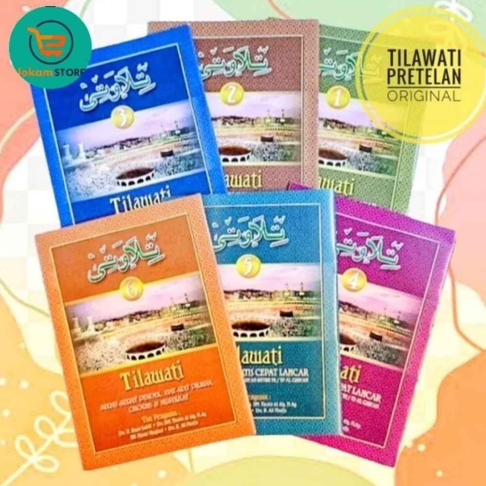 Tilawati jilid 1 sampai 6 pretelan