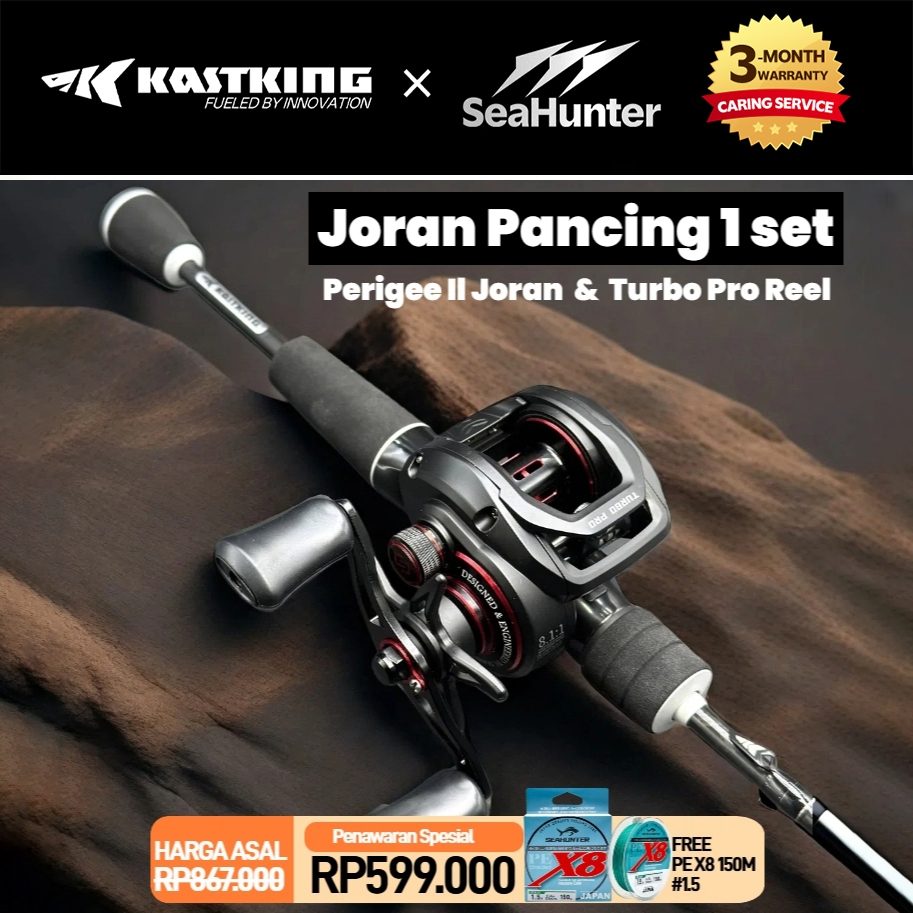[OFFICIAL] SeaHunter x KASTKING Joran Pancing 1 Set = Perigee II Joran UL Power Rod +Turbo Pro 8.1:1