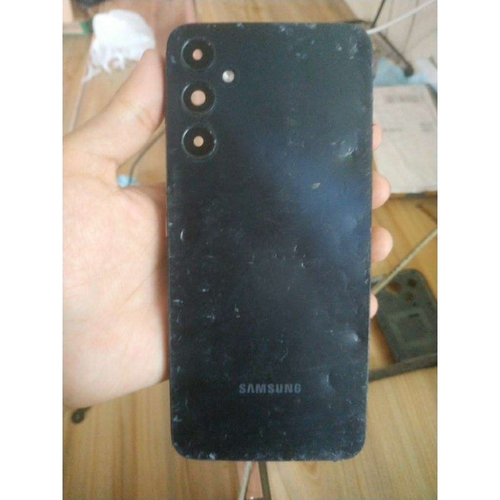 backdoor plus fingerprint bekas Samsung a05s tombol lengkap fisik sesuai gambar