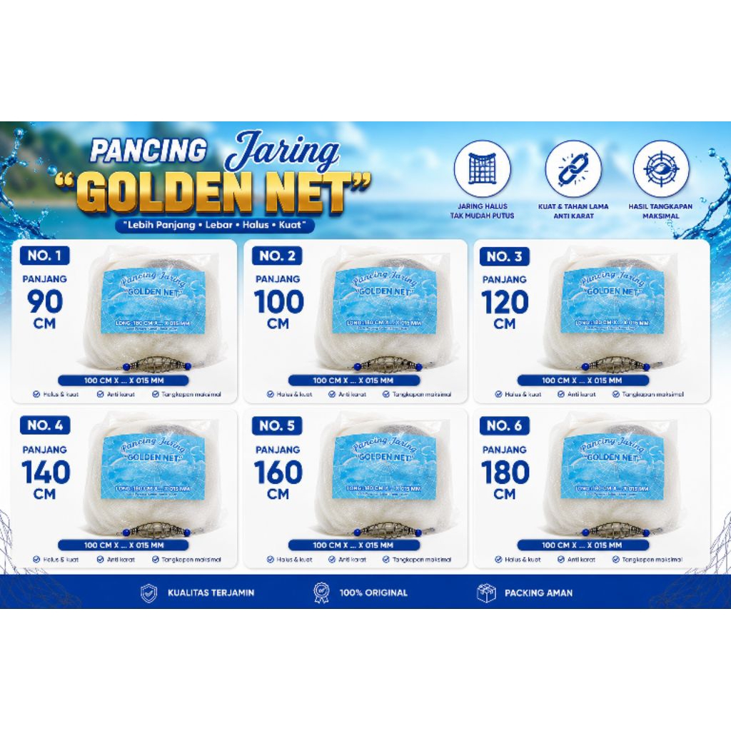 Pancing Jaring untuk ikan Nila