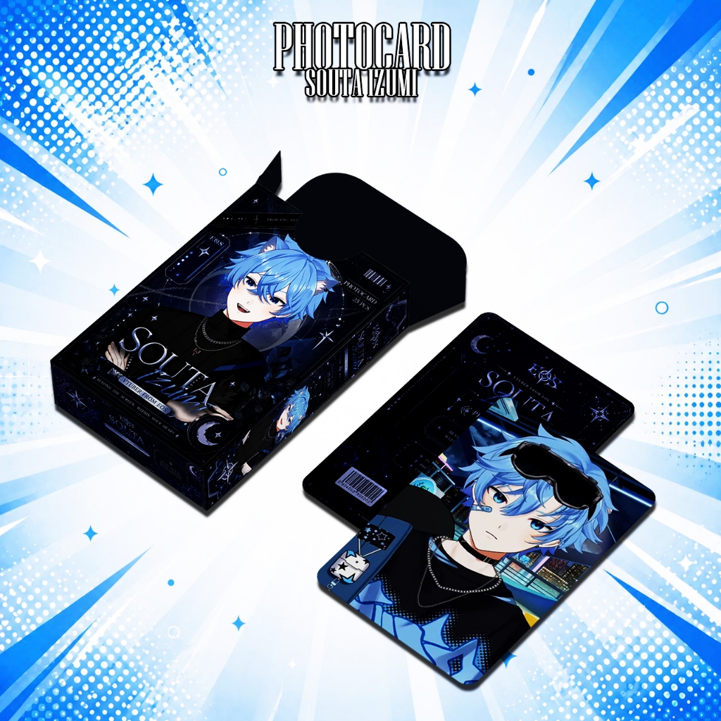 PHOTOCARD SET SOUTA IZUMI VTUBER EOS PREMIUM 25PCS