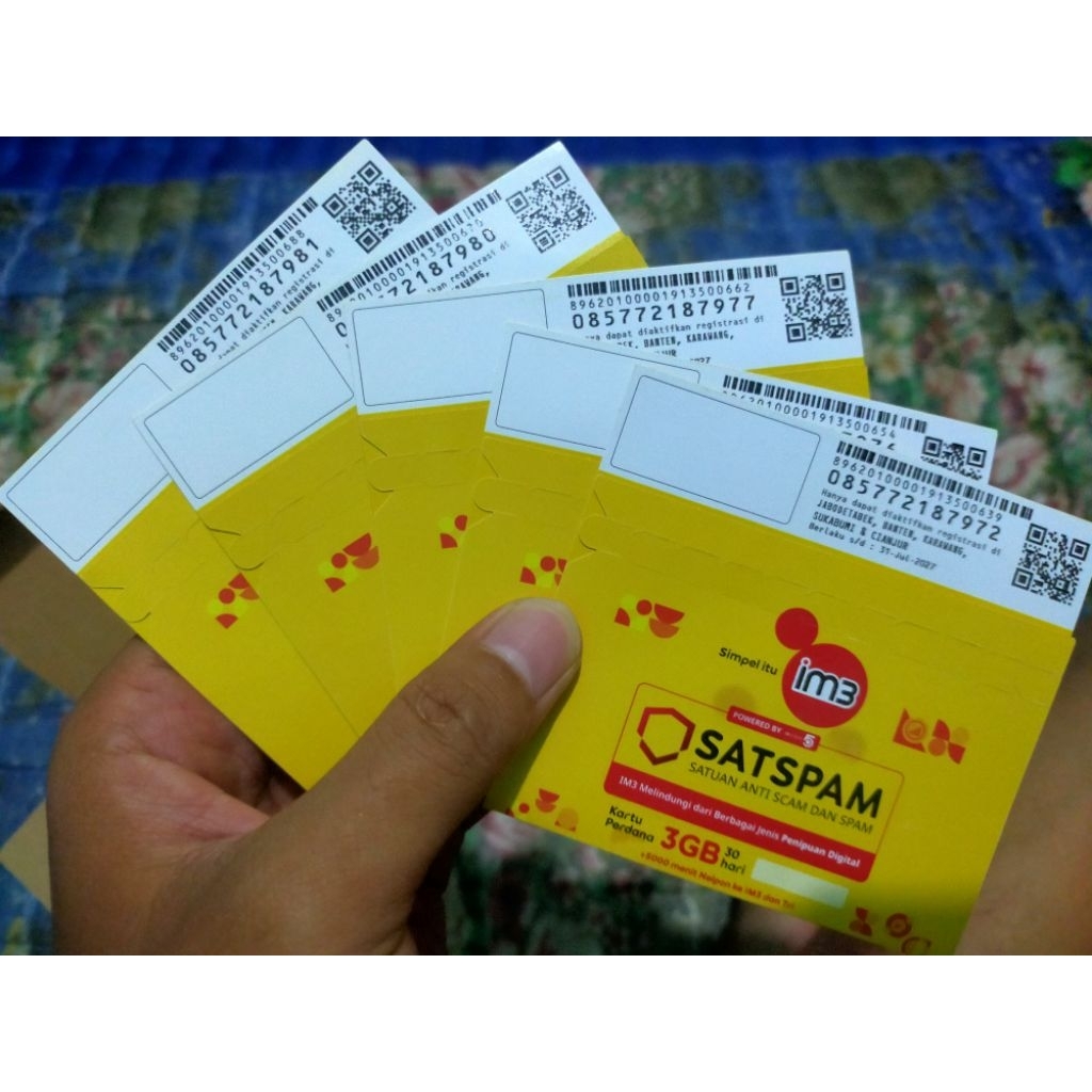 Kartu Perdana IM3 / Kartu Perdana Indosat 3GB SIAP PAKAI (BACA DESKRIPSI DULU)