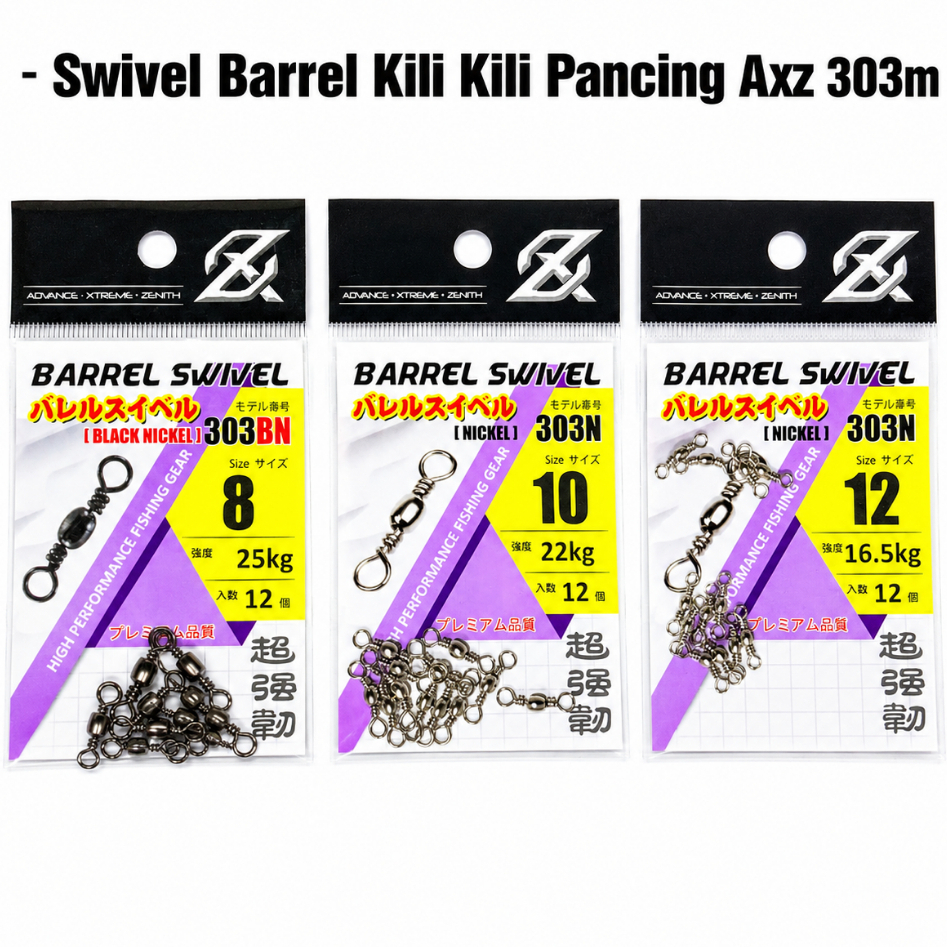 Kili Kili Pancing Swivel Barrel Axz 303m