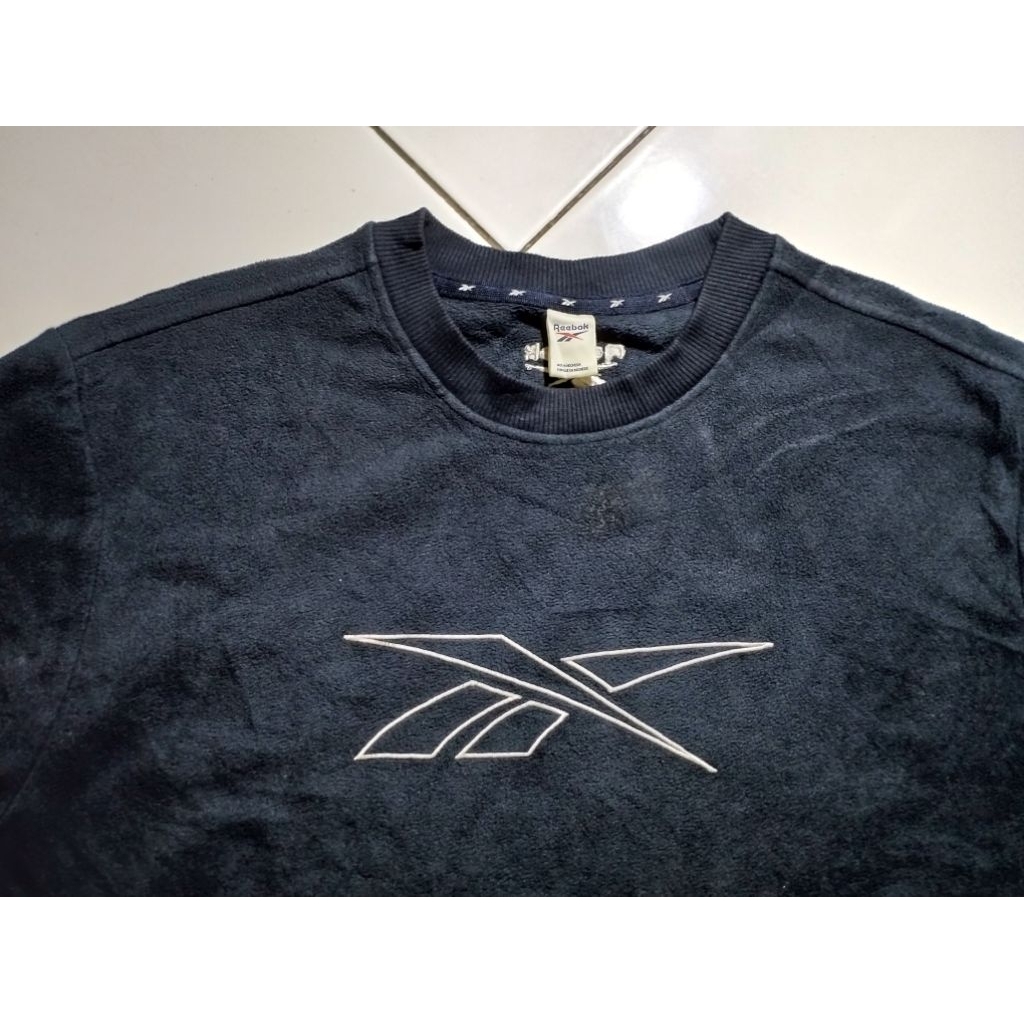 Crewneck Reebok Navy Center Logo Second