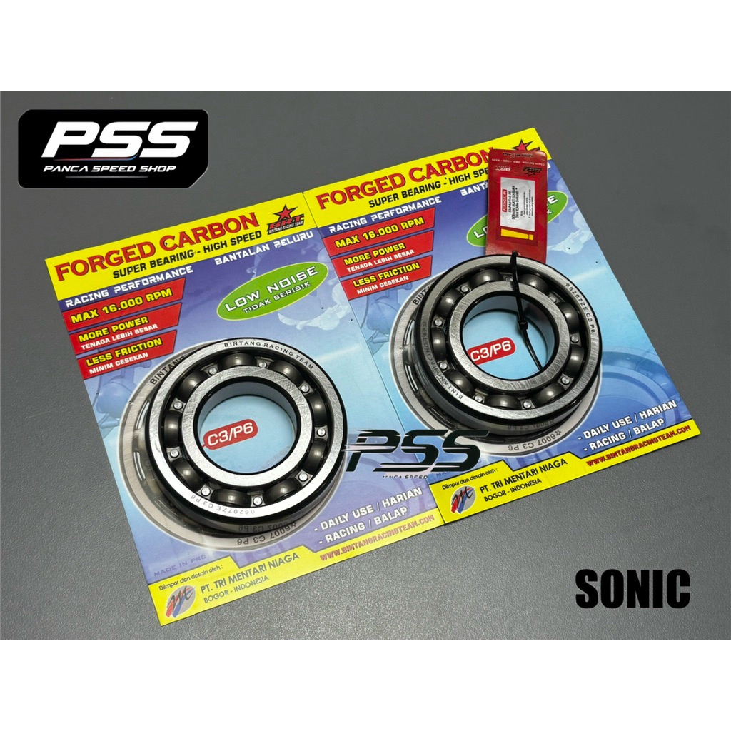 BEARING KRUK AS LAHER KRUK AS BRT C3 HIGH SPEED SONIC 6207+6207