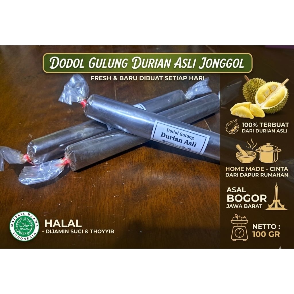 Dodol durian asli