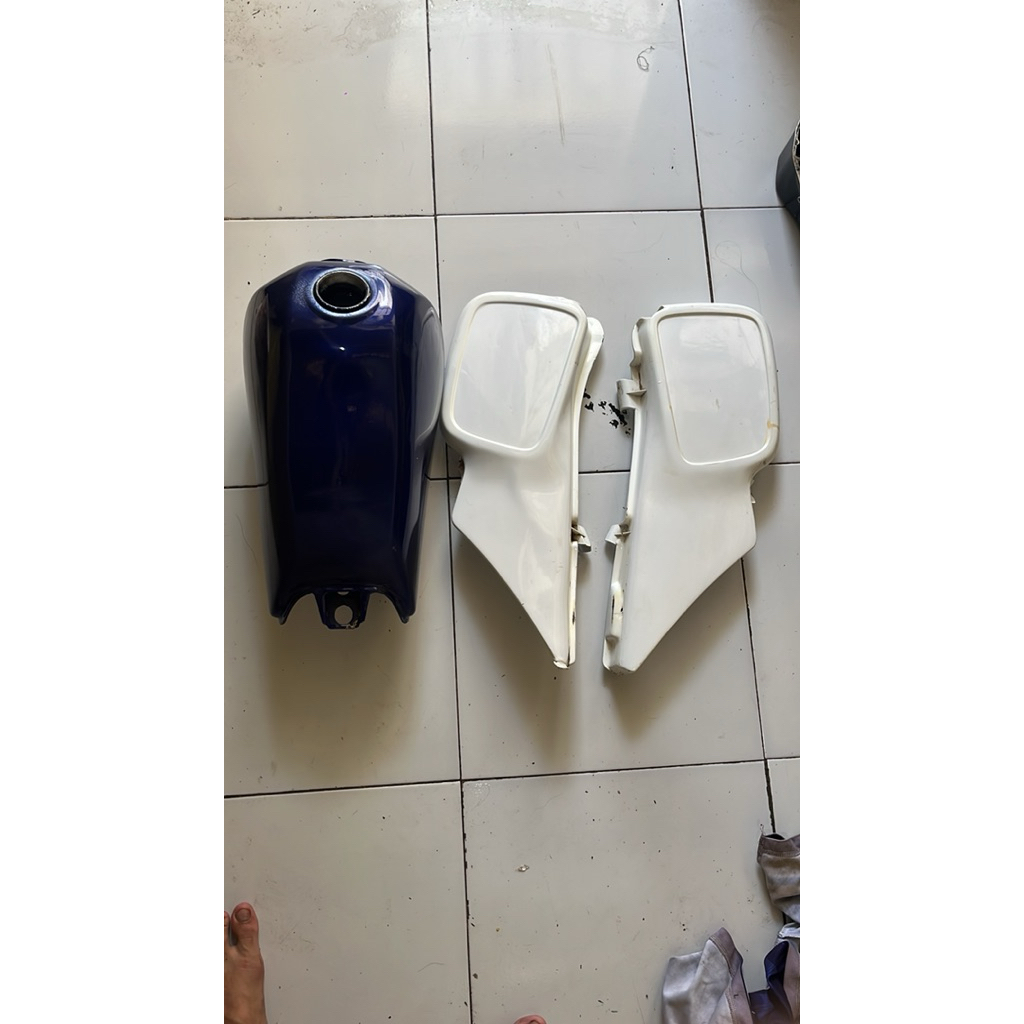 tangki cover ts125 original +kran bensin ori
