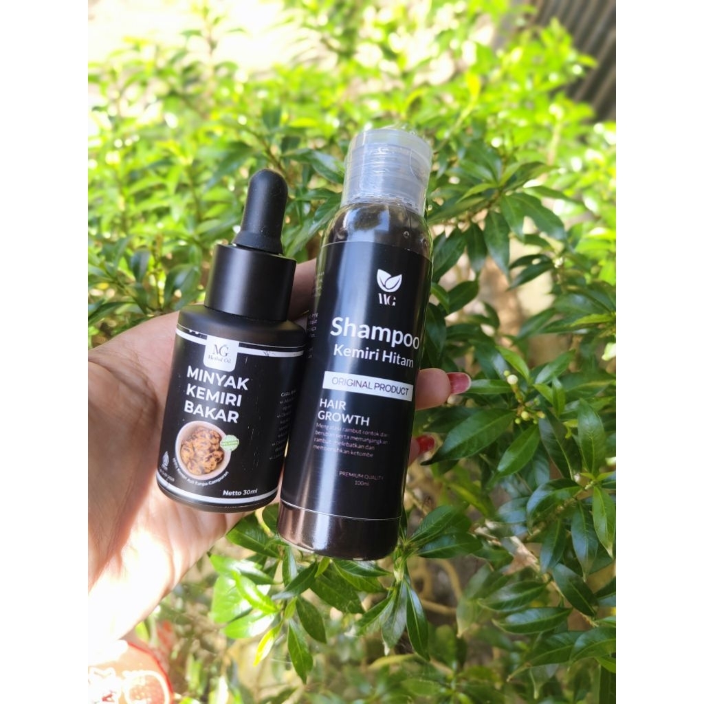 Shampoo kemiri hitam Asli 100% kemiri
